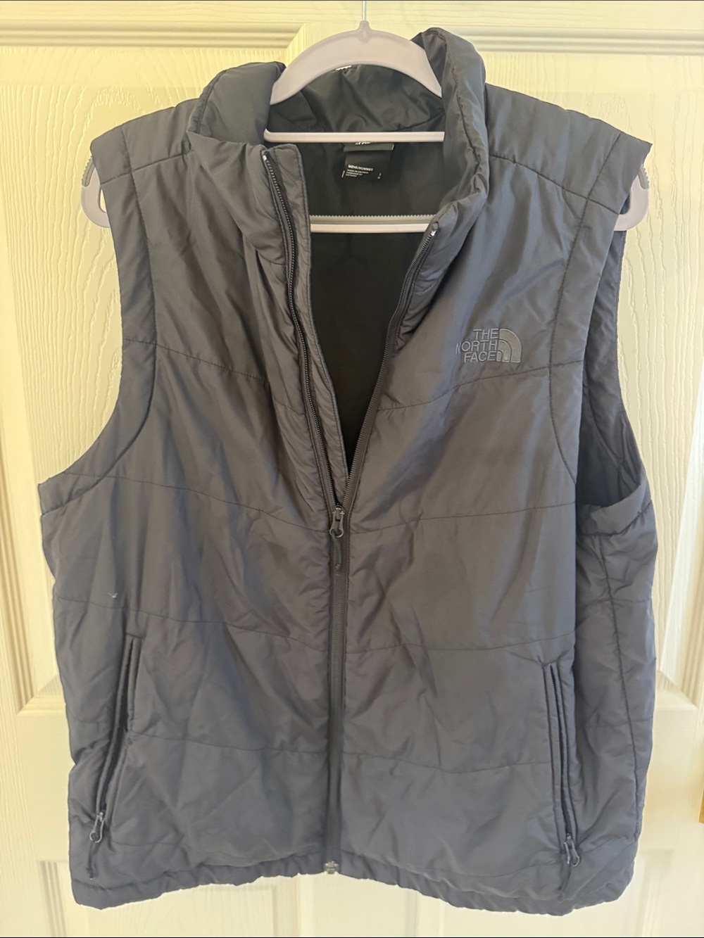 The North Face Women's Dark Gray Quilted Insulated Vest